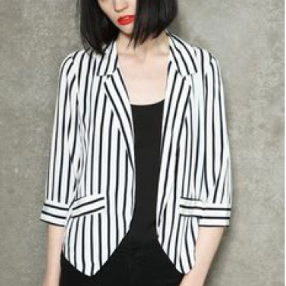 Striped blazer